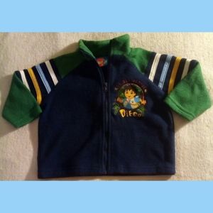 DIEGO SIZE 18 MONTH FLEECE JACKET LIKE NEW!